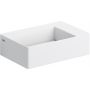 Umywalka 35.5x24.5 cm prostokątna ścienna-nablatowa biała CL031342002 Clou New Flush zdj.1