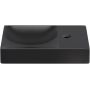 Umywalka 38x19 cm prostokątna ścienna-nablatowa czarna CL033016101R Clou Vale zdj.1