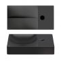 Umywalka 38x19 cm prostokątna ścienna-nablatowa czarna CL033016101R Clou Vale zdj.3