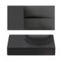 Umywalka 38x19 cm prostokątna ścienna-nablatowa czarna CL0330161L Clou Vale zdj.3