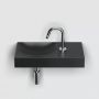 Umywalka 45x19 cm prostokątna ścienna-nablatowa czarna CL033016201R Clou Vale zdj.4