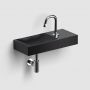 Umywalka 45x19 cm prostokątna ścienna-nablatowa czarna CL033016201R Clou Vale zdj.5