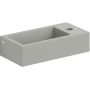 Umywalka 36x18 cm prostokątna ścienna-nablatowa szary/kamień CL0332030 Clou Flush zdj.1