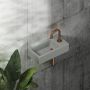 Umywalka 36x18 cm prostokątna ścienna-nablatowa szary/kamień CL0332030 Clou Flush zdj.7