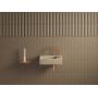 Umywalka 36x18 cm prostokątna ścienna-nablatowa brąz/beż CL0334030 Clou Flush zdj.9