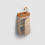 Umywalka 36x18 cm prostokątna ścienna-nablatowa brąz/beż CL0336030 Clou Flush zdj.8