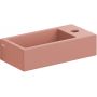 Umywalka 36x18 cm prostokątna ścienna-nablatowa różowa CL0340030 Clou New Flush zdj.1