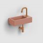 Umywalka 36x18 cm prostokątna ścienna-nablatowa różowa CL0340030 Clou New Flush zdj.6