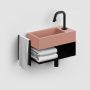Umywalka 36x18 cm prostokątna ścienna-nablatowa różowa CL0340030 Clou New Flush zdj.7
