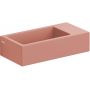 Umywalka 36x18 cm prostokątna ścienna-nablatowa różowa CL0340031 Clou New Flush zdj.1