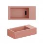 Umywalka 36x18 cm prostokątna ścienna-nablatowa różowa CL0340031 Clou New Flush zdj.3