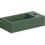 Umywalka 36x18 cm prostokątna ścienna-nablatowa zielona CL0342030 Clou New Flush zdj.1
