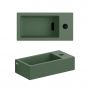 Umywalka 36x18 cm prostokątna ścienna-nablatowa zielona CL0342030 Clou New Flush zdj.3