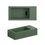 Umywalka 36x18 cm prostokątna ścienna-nablatowa zielona CL0342031 Clou New Flush zdj.3