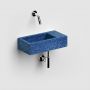 Umywalka 36x18 cm prostokątna ścienna-nablatowa niebieska CL0382031 Clou Flush zdj.8
