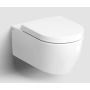Miska WC z deską wolnoopadającą wisząca bez kołnierza biały mat CL040116020 Clou Hammock zdj.1