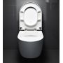 Miska WC z deską wolnoopadającą wisząca bez kołnierza biały mat CL040116020 Clou Hammock zdj.5