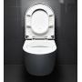 Miska WC z deską wolnoopadającą wisząca bez kołnierza biały połysk CL0401160 Clou Hammock zdj.4