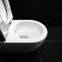 Miska WC z deską wolnoopadającą wisząca bez kołnierza biały połysk CL0401161 Clou Hammock zdj.3