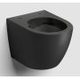 Miska WC z deską wolnoopadającą wisząca bez kołnierza czarny mat IB04012210221 Clou InBe zdj.3