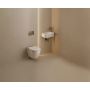 Miska WC z deską wolnoopadającą wisząca bez kołnierza biały połysk IB040222102 Clou InBe zdj.4