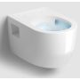 Miska WC z deską wolnoopadającą wisząca bez kołnierza biały połysk IB0412260 Clou InBe zdj.3