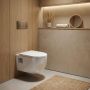 Miska WC z deską wolnoopadającą wisząca bez kołnierza biały połysk IB0412260 Clou InBe zdj.5