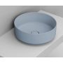 Umywalka 44x44 cm okrągła nablatowa niebieska D310571 Ceramica Dolomite Noemi zdj.1