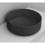 Umywalka 44x44 cm okrągła nablatowa czarna D310581 Ceramica Dolomite Noemi zdj.1