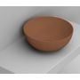 Umywalka 44x44 cm okrągła nablatowa brąz/beż D310661 Ceramica Dolomite Noemi zdj.1