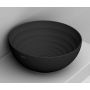 Umywalka 44x44 cm okrągła nablatowa czarna D310781 Ceramica Dolomite MOVE zdj.1