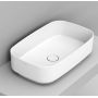 Umywalka 62x38 cm prostokątna nablatowa biała D311001 Ceramica Dolomite Noemi zdj.1