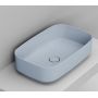 Umywalka 62x38 cm prostokątna nablatowa niebieska D311071 Ceramica Dolomite Noemi zdj.1