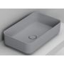 Umywalka 60x36 cm prostokątna nablatowa szary/kamień D311145 Ceramica Dolomite Noemi zdj.1
