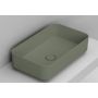 Umywalka 60x36 cm prostokątna nablatowa zielona D311175 Ceramica Dolomite Noemi zdj.1