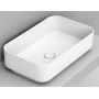 Umywalka 64x38.5 cm prostokątna nablatowa biała D311241 Ceramica Dolomite Noemi zdj.1