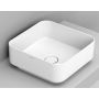 Umywalka 40x40 cm kwadratowa nablatowa biała D311701 Ceramica Dolomite Noemi zdj.1