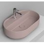 Umywalka 65x40 cm owalna nablatowa różowa D312065 Ceramica Dolomite Noemi zdj.1