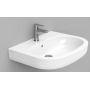 Umywalka 68x51 cm owalna ścienna biała D461001 Ceramica Dolomite Mirto zdj.1