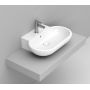 Umywalka 65x46 cm owalna meblowa biała D461401 Ceramica Dolomite Mirto zdj.1