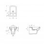 Bidet wiszący K101005BOX Cersanit Pure zdj.2