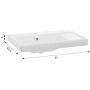 Umywalka 61x42.3 cm prostokątna meblowa biała 1072 Defra Bonito zdj.3