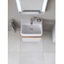 Umywalka 45x35 cm prostokątna nablatowa biała 0746450000 Duravit Qatego zdj.3