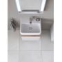 Umywalka 45x35 cm prostokątna nablatowa biała 0746452000 Duravit Qatego zdj.5