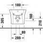 Bidet wiszący 2293150000 Duravit White Tulip zdj.4