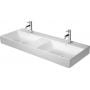 Umywalka 120x47 cm prostokątna ścienna-meblowa-podwójna biała 23531200411 Duravit DuraSquare zdj.1