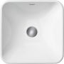 Umywalka 40x40 cm kwadratowa nablatowa biała 2397400070 Duravit D-Neo zdj.3