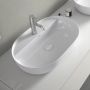Umywalka 60x40 cm owalna nablatowa biała 0380600000 Duravit Luv zdj.14