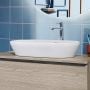 Umywalka 60x40 cm owalna nablatowa biała 2372600070 Duravit D-Neo zdj.24