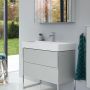 Umywalka 80x47 cm prostokątna meblowa biała 2353800070 Duravit DuraSquare zdj.7